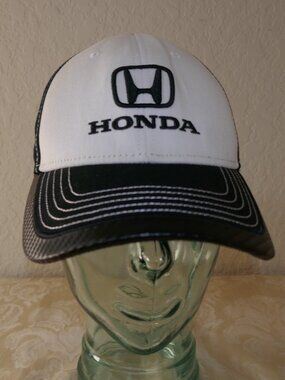 Honda Logo Black White Front Cotton Baseball Cap Adjustable Embroidered OSFM